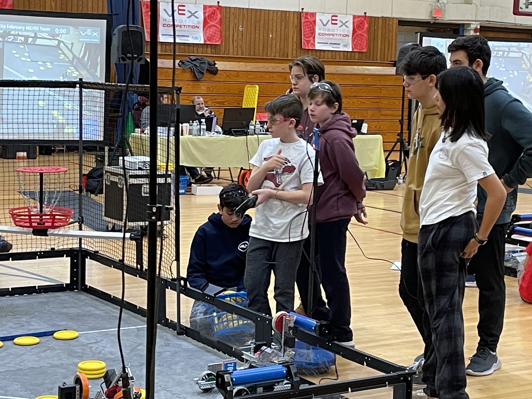 My VEX Robotics team at the Southern New England Regional